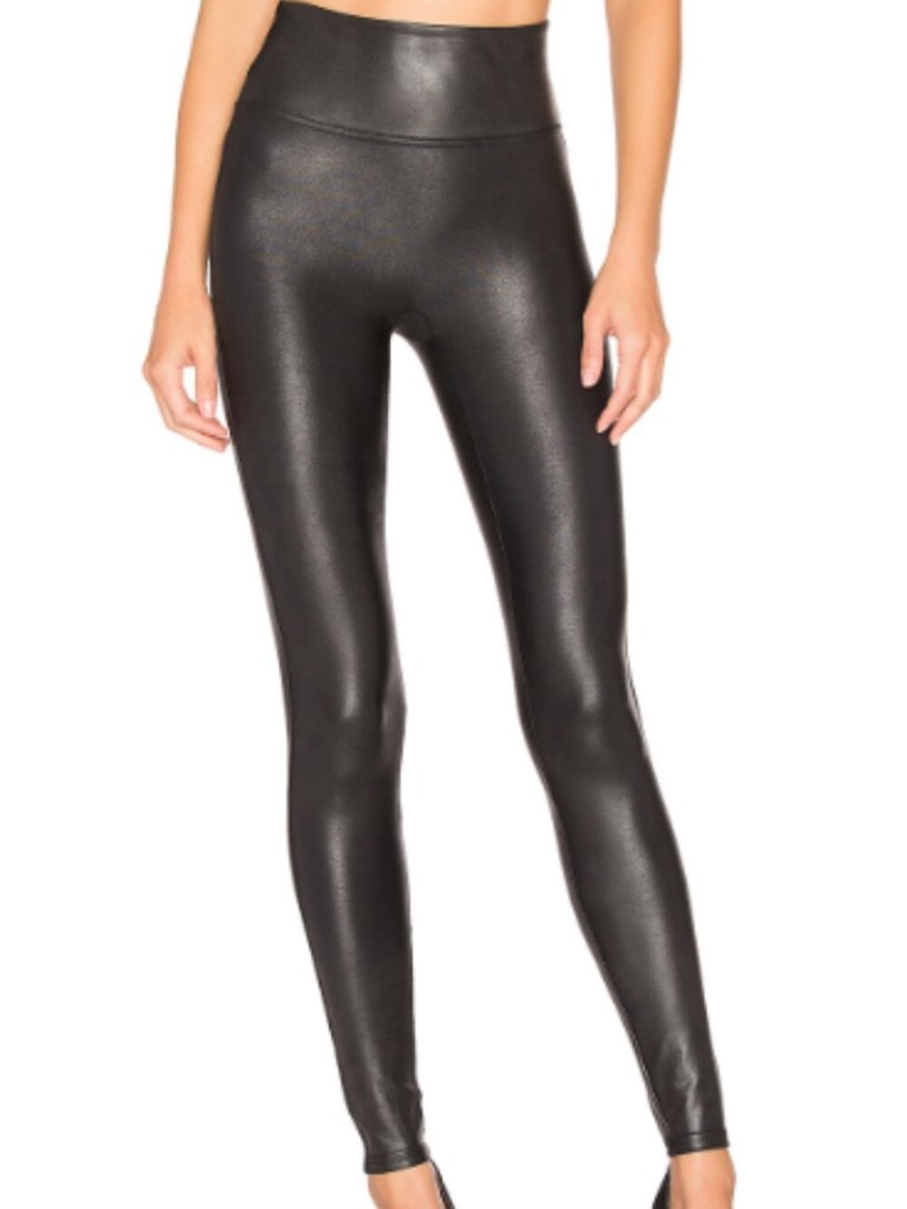 Spanx Faux Leather Leggings – Black – XL – Style 2437